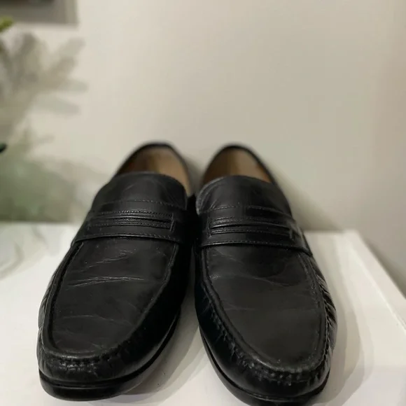 Men’s French Shriner Dayton Leather Slip-On Loafers - Picture 3 of 7